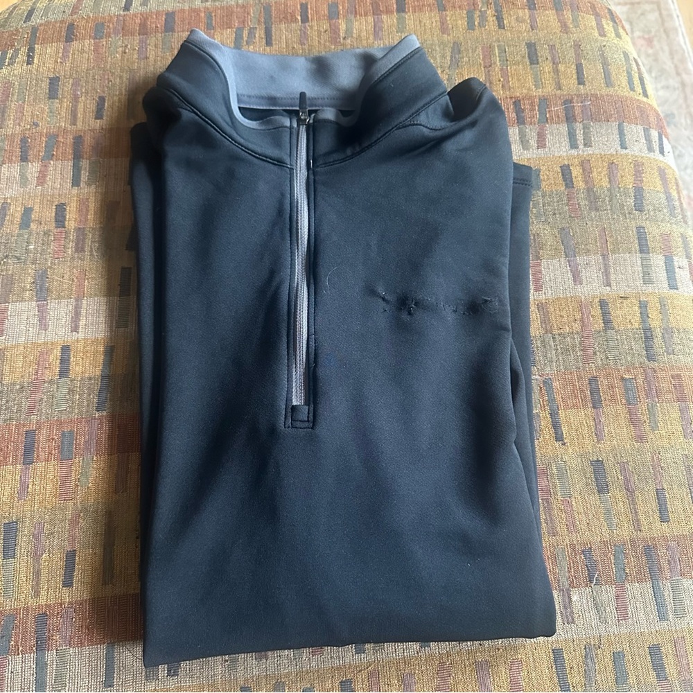 Men’s NIKE Golf Black Quarter-Zip Pullover